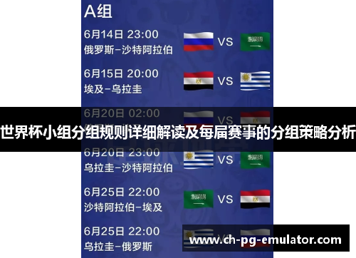 世界杯小组分组规则详细解读及每届赛事的分组策略分析 世界杯小组分组规则详细解读及每届赛事的分组策略分析